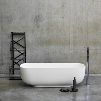 Clearwater Uno Clearstone Freestanding Bath - 1550 x 725mm